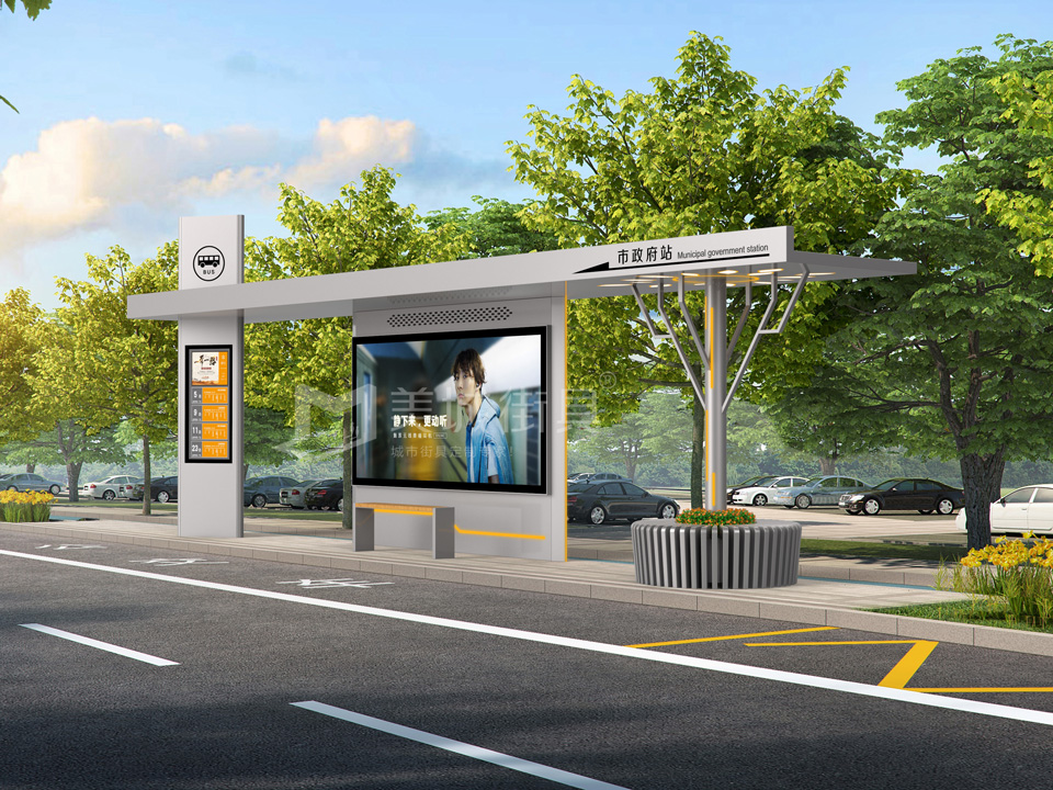 公交站臺 公交站臺